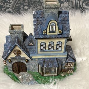 PartyLite Olde World Village Candle Shoppe Tealight House